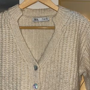 Zara Knit Button Down Cardigan